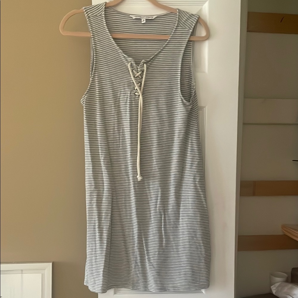Cupcakes & Cashmere. Lace-Up Dress